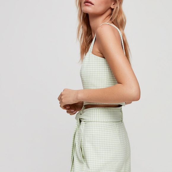 Wilfred Gélas Short BNWT, ESPACE/LIME GINGHAM, 6 - Picture 3 of 6